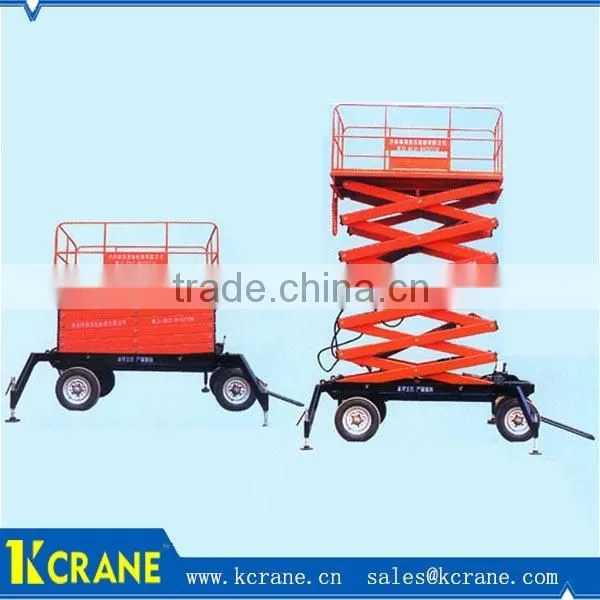 Hydraulic Mobile Scissor Lift, Electronic Platform Scale 300kg