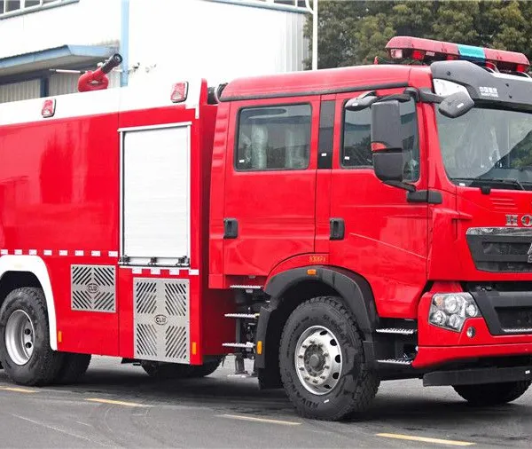 Heavy Truck HOWO 8t Water Tank Foam Fire Truck photo-3