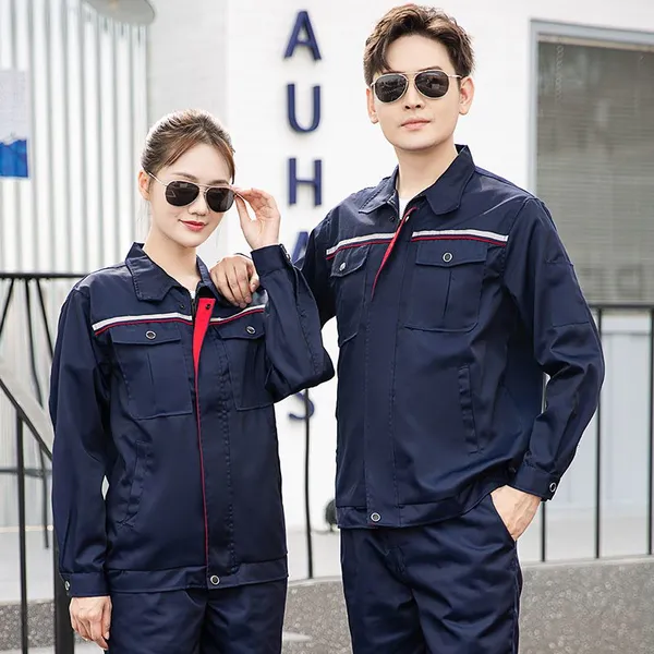 Customized Men's Workshop Factory Reflective Strip for Long Sleeved Workwear