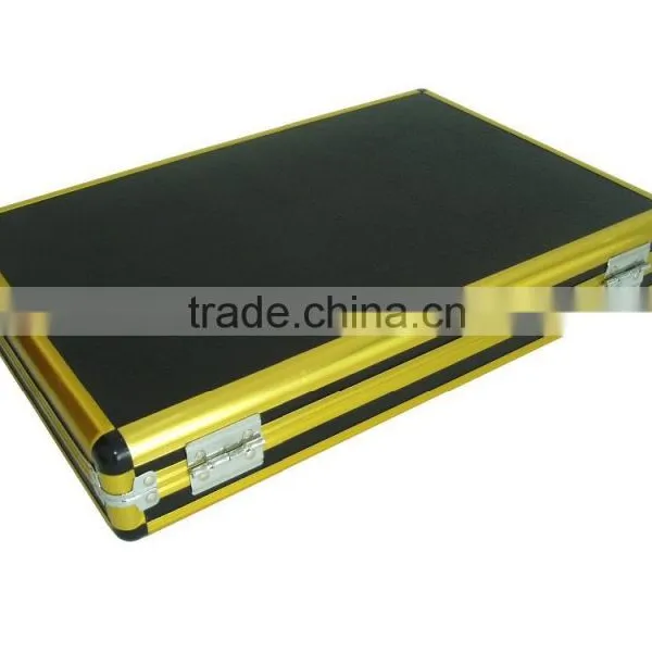 Custom Aluminum Laptop Briefcase Black photo-3
