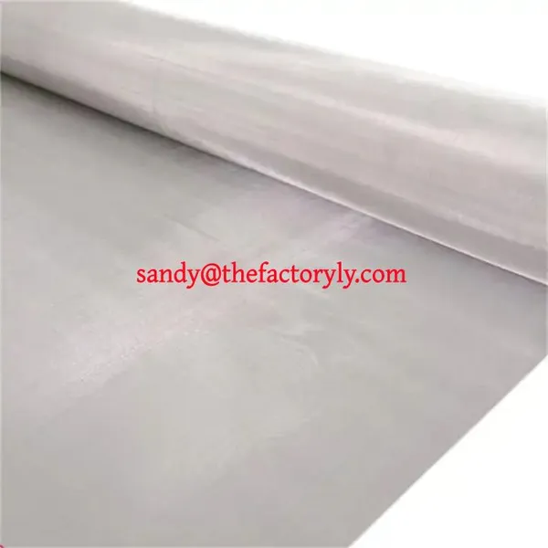 46 60 Mesh 0.25mm 1855mm 1900mm Round Plain Twill Weave Pure Nickel Wire Mesh for Green Hydrogen photo-2