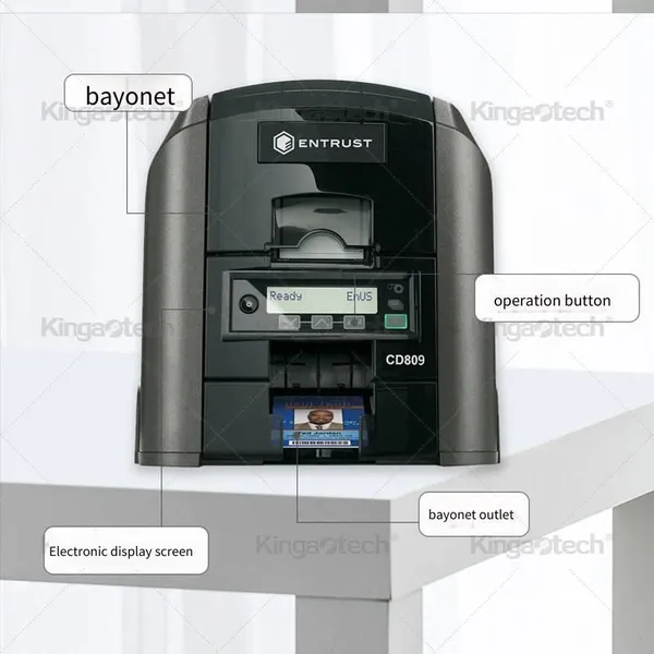 Datacard Cd800 Card Printer for Gas Payment Cards, Employee id Cards, Campus id Cards, and Bank Social Security Cards photo-3
