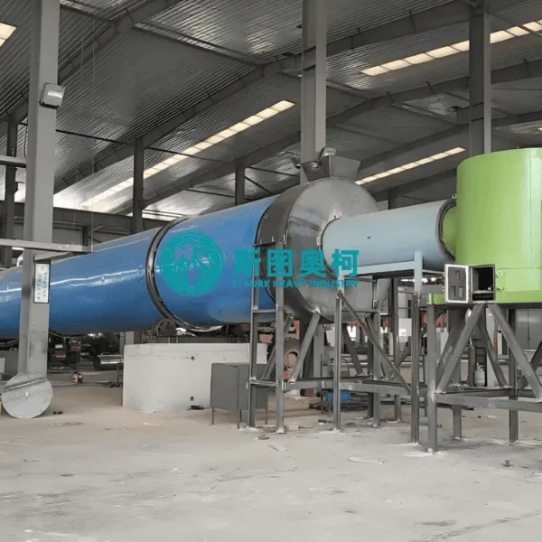 Rotary Dryer for Hardwood Chips Processing 200 Tpd photo-4