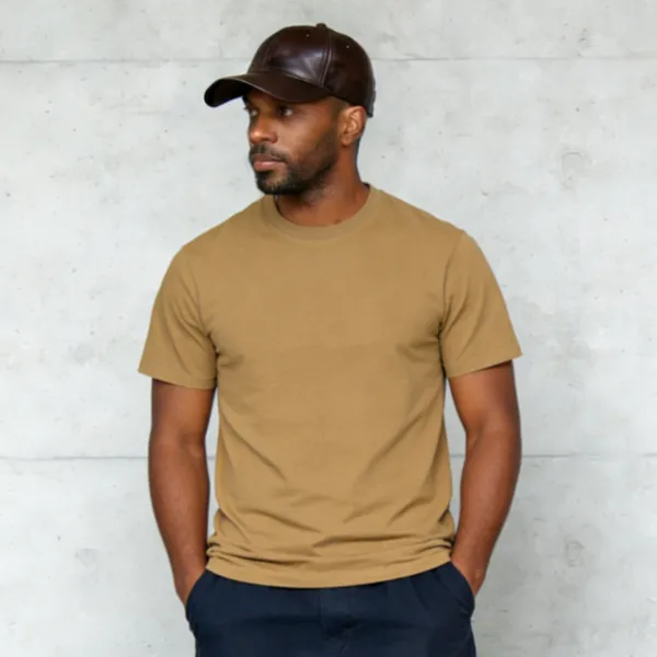 100% COTTON T-SHIRTS FOR ADULT UNISEX MEN photo-4