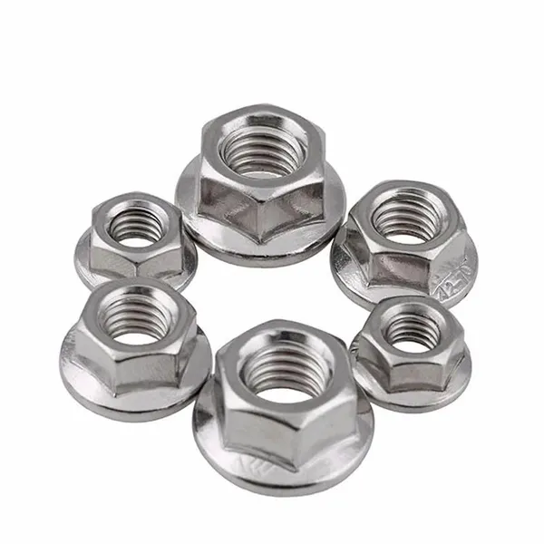 304/201/316 Stainless Steel DIN 6923 Hot Selling Factory Price Hex Flange Nut photo-3