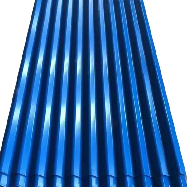 5-V Rib Corrugated Steel Sheet 0.6mm Thick 26 Gauge for Industrial Roofing photo-2