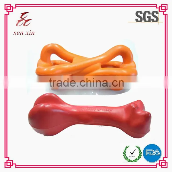 2016 Fashionable Real-looking Soft Rubber Dog Animal Toy, Bone Shape Dog Toy photo-5
