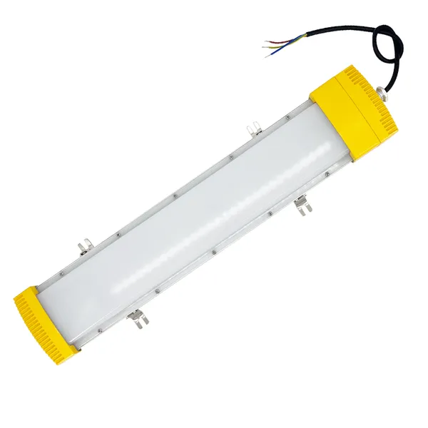 Explosion Proof LED Linear Light IP66 Aluminum Alloy with PC Cover Fluorescent Tube Lamp for Chemical Workshop Hazardous Zone