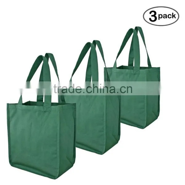Simple Ecology Organic Cotton Deluxe Grocery Bag With Bottle Sleeves photo-2