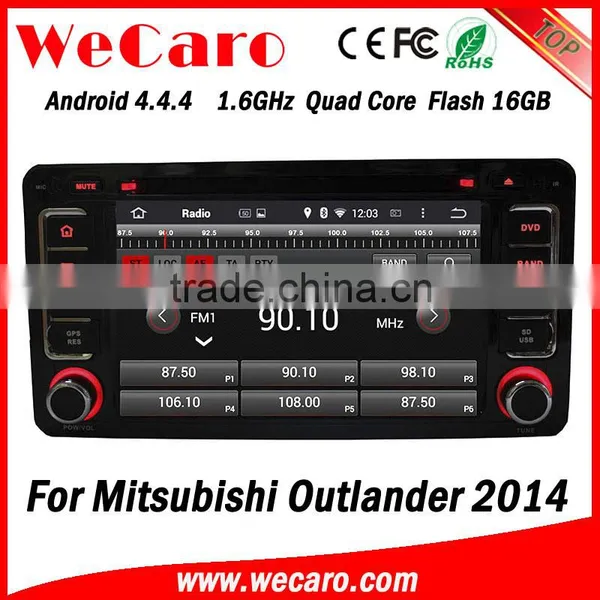 Wecaro 6.2" Android 4.4.4 Car Audio System for Mitsubishi Outlander 2014 Car Dvd Player WIFI 3G Bluetooth photo-5