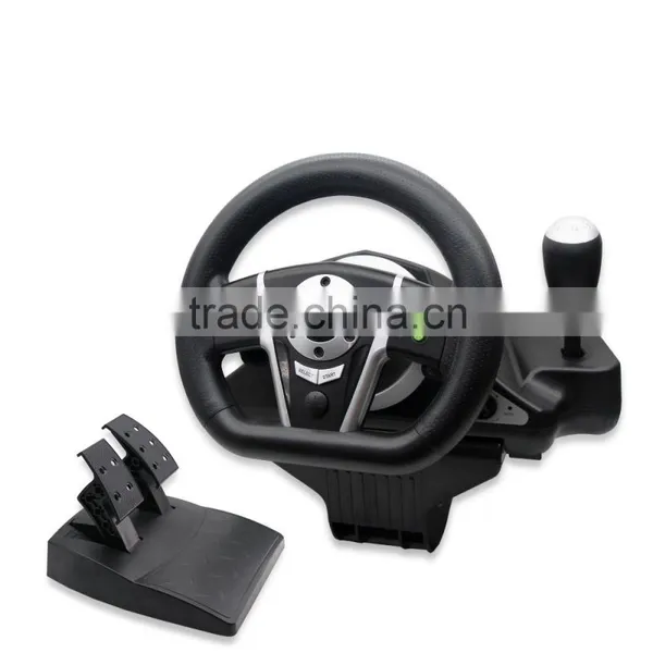 Factory Directly Video Games Accessories for Xbox One / PS3 / PS2 / PC Computer Racing Game USB Steering Wheel Quality Choice photo-3