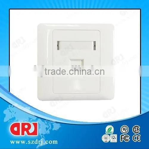Network Rj45 Single Ports Cat6 Faceplate photo-2