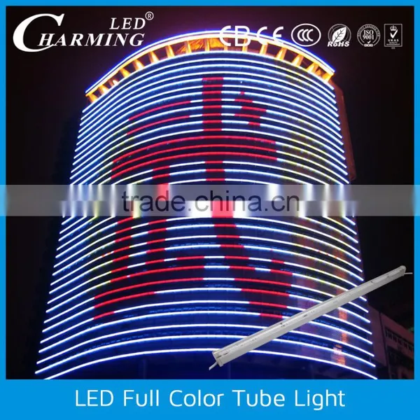 Outdoor Colorful Rgb Led Light Tube Lighting for Building Light up