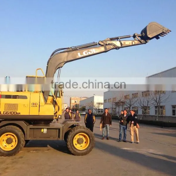 LG685 Excavator, Walking Wheel Excavator, 8T Wheel Excavator photo-2