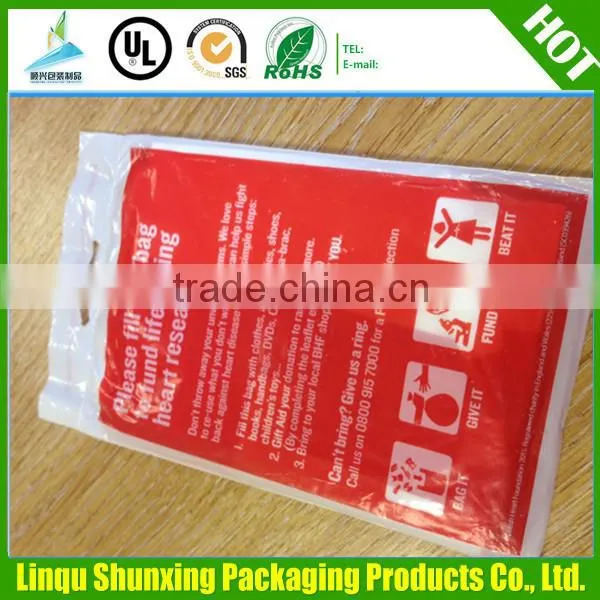 Plastic Charity Bag /printed Vest Bag / Charity Donation Bag photo-4