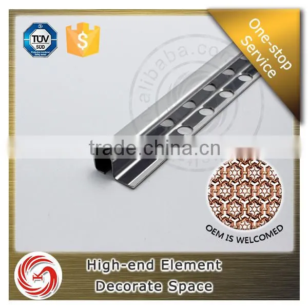 Building Materials Decorative Anodized Stainless Steel Tile Trim photo-2
