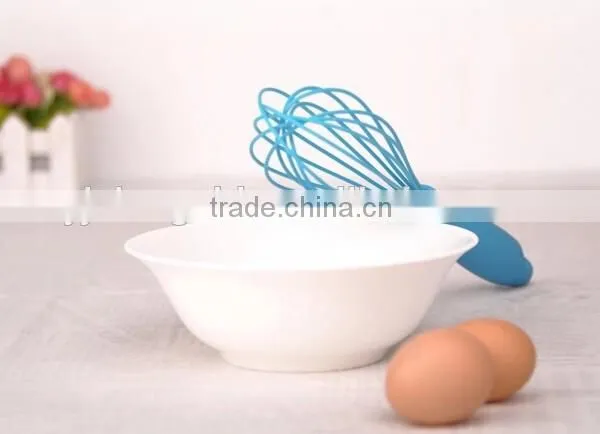 Hot Sale Colorful Silicone Whisk Silicone Kitchen Utensils for Blending, Whisking, Beating & Stirring photo-5