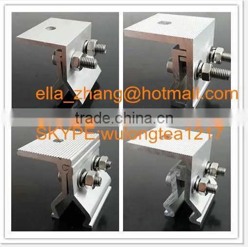 Custom & Standard 6063 T5/t6 Aluminum Clamp for Color Steel Tile on Your Roof Project China Manufacturer With Iso Certificates