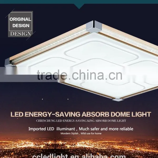 Modern Led Flush Mount Ceiling Light Golden Color for Residential photo-6