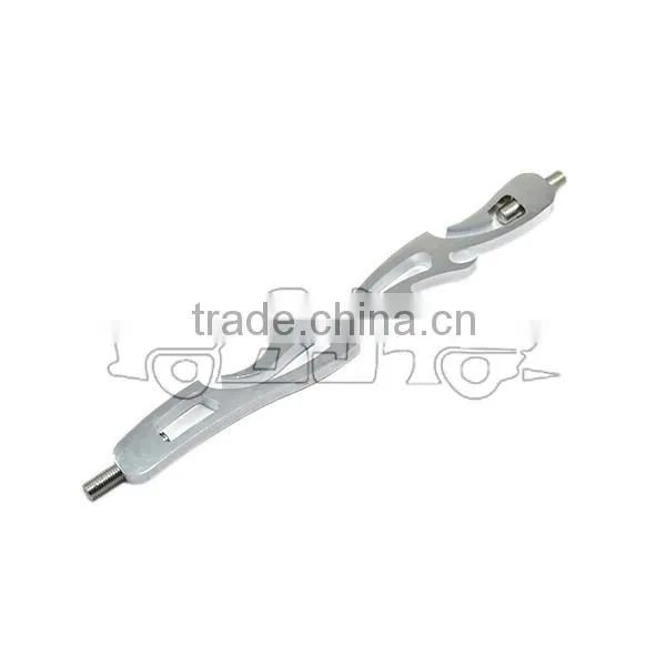 BJ-SL288-03 High Quality Chrome Aluminum Motorcycle Flame Shifter Rod photo-5