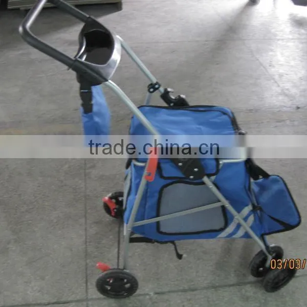 Light Steel Frame Pet Stroller