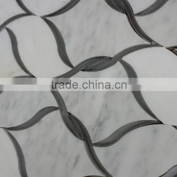 Accurate Water Jet Glass Cutting Stone Texture Color Tile Mix(wj6) Quality Choice