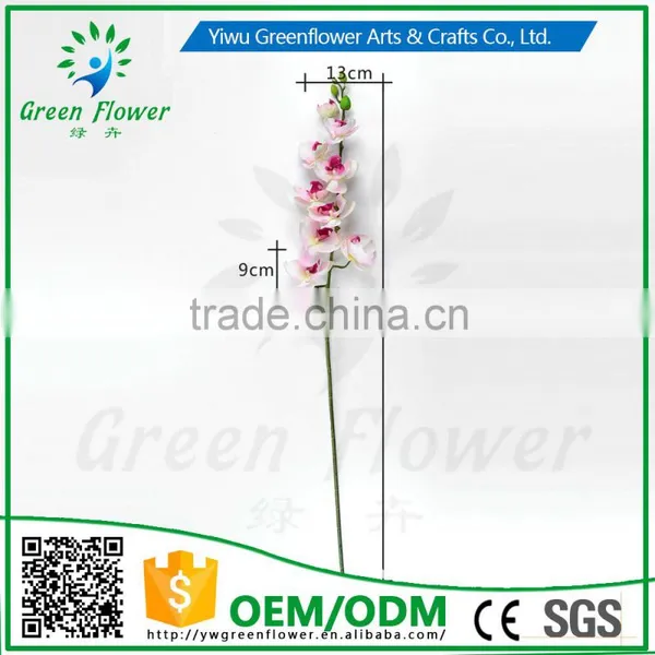Greenflower 2016 Real Touch Latex PVC Moth Orchid Artificial Flowers for Wedding Decrations Home Decor