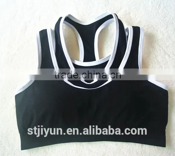 Shantou Factory Cheap Price Black Running Women Seamless Ladies Sports Bra photo-4