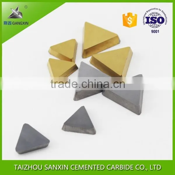 YG6/p30 Tungsten Carbide Brazed Tips, Lathe Tips With Silver and Golden Color photo-4