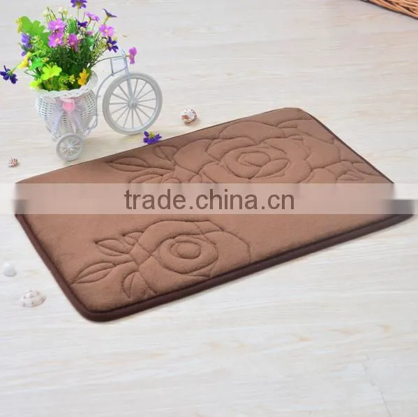 Home Designs Flannel Yarn Polyester Embossed Photo Mats photo-2