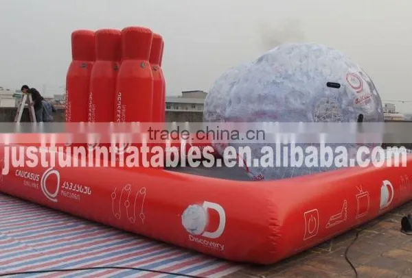 2015 Human Hamster Ball,Cheap Price Grass Zorbing Ball, Durable Inflatable Zorb Ball for Sale photo-6