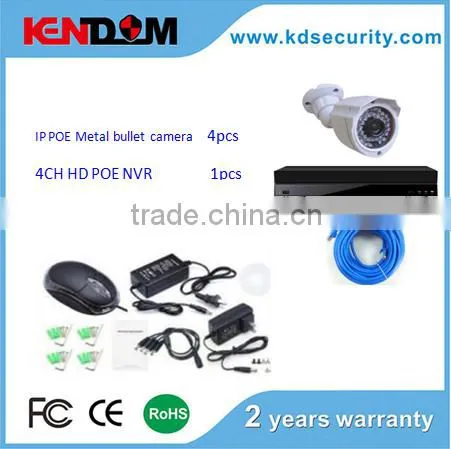POE 100meter 4CH POE CCTV Kit H.264 NVR HD 720P Camera IP New Products for 2015 photo-2