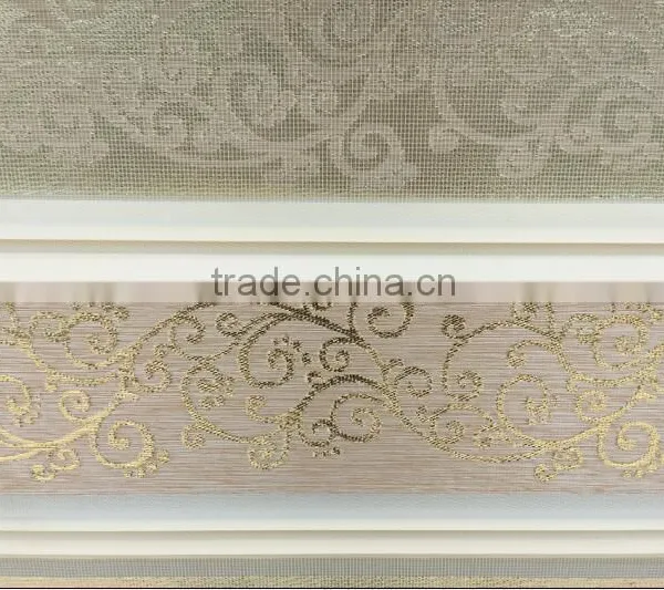 DISCOUNT HIGH-QUALITY JACQUARD ZEBRA BLINDS SHADE FABRIC photo-4