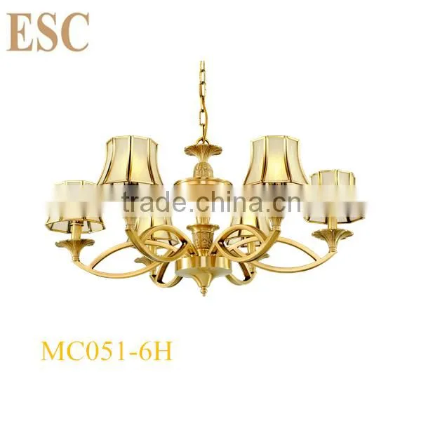 Europe Royal Style Classical Full Copper Baccarat Luxury Decorative Lighting Hotel Chandelier For Wall Light 116-2W photo-3