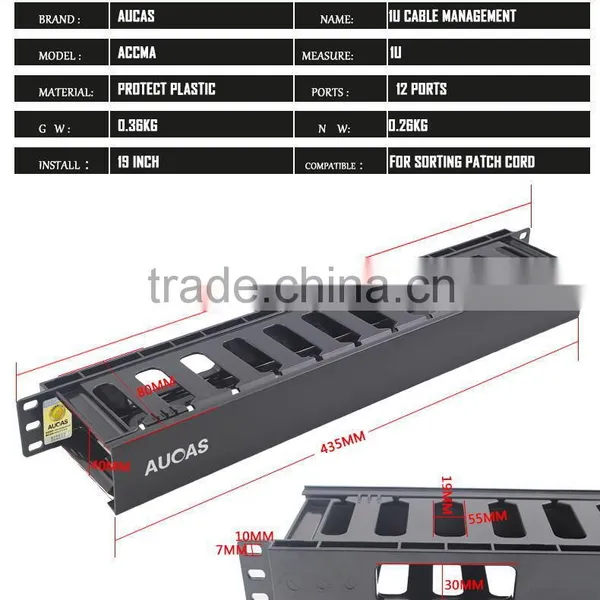 China Supplier Plastic Cable Managerment for Fiber Optic Equipment photo-5