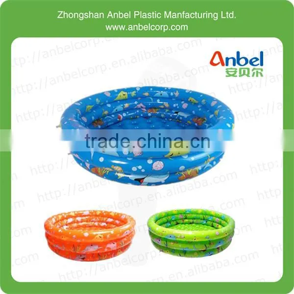 New 30" Tricyclic Inflatable Kids Swimming Bathtub Paddling Ball Pool 3-ring photo-2