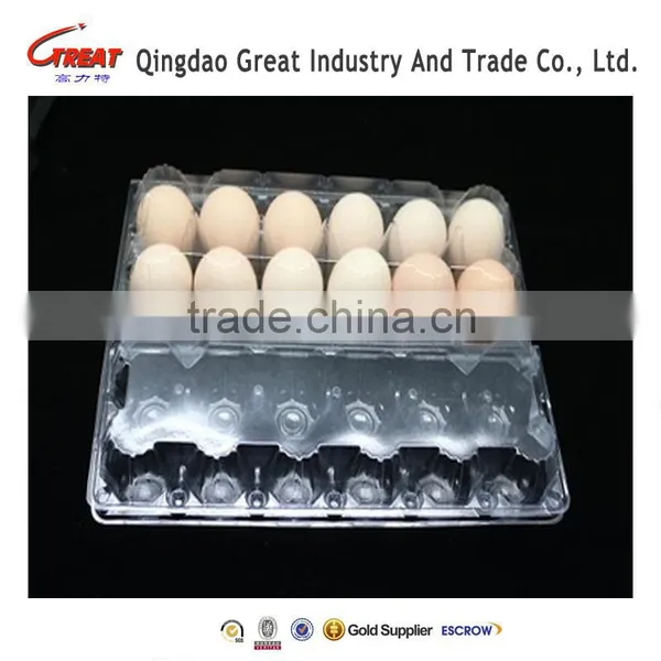 Disposable PET Plastic Eggs Tray 15 Holes photo-4