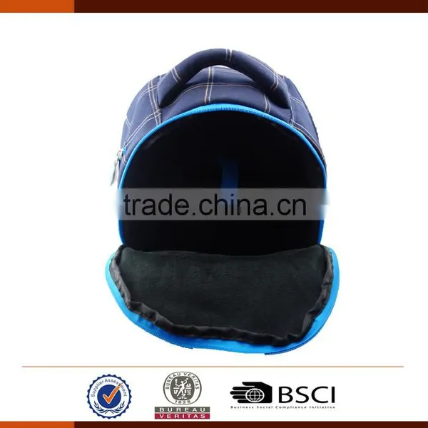 Fashion Blue School Backpack With Laptop Compartment photo-5