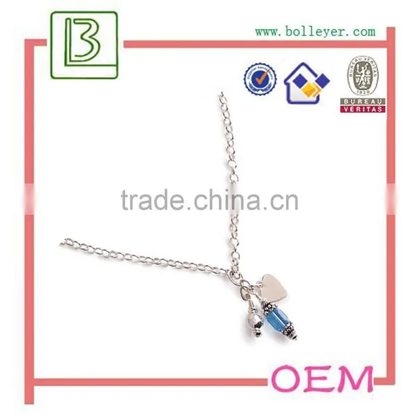 Pearl Necklace Silver Necklace Of Blue photo-3