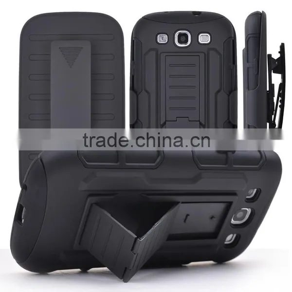 Hybrid Hard Armor Rugged Mobile Phone Case For Samsung Galaxy A3 A5 Stand Back Cover photo-3