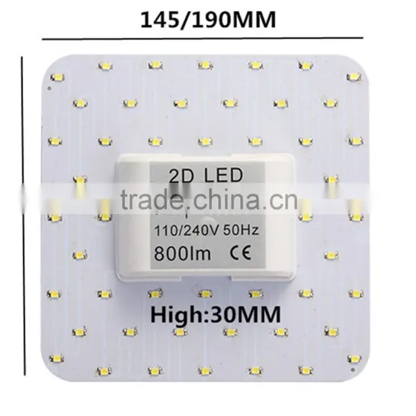 15W AC LED Module Pcb ac Led With 2835 Ceiling LED Perfectly Retrofiting 2D Lamp With Magnet Installation photo-3
