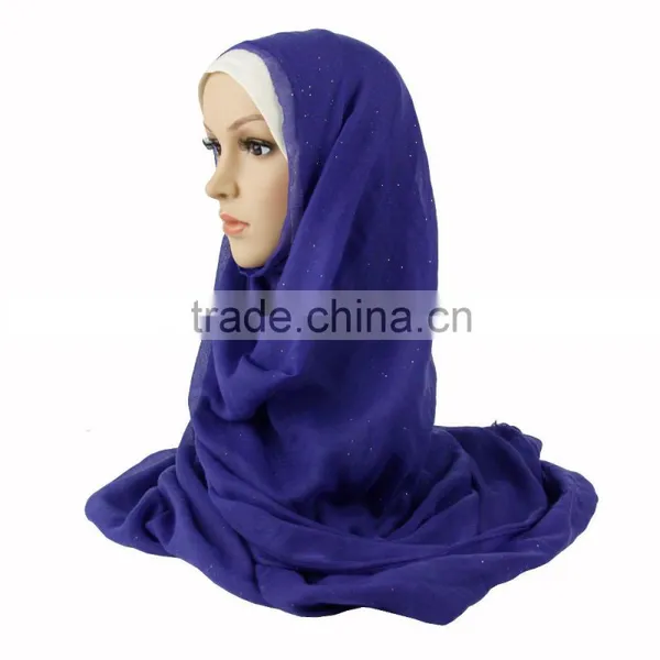 Fashion Glittery Hijab and Muslim Caps Muslim Scarf Quality Choice