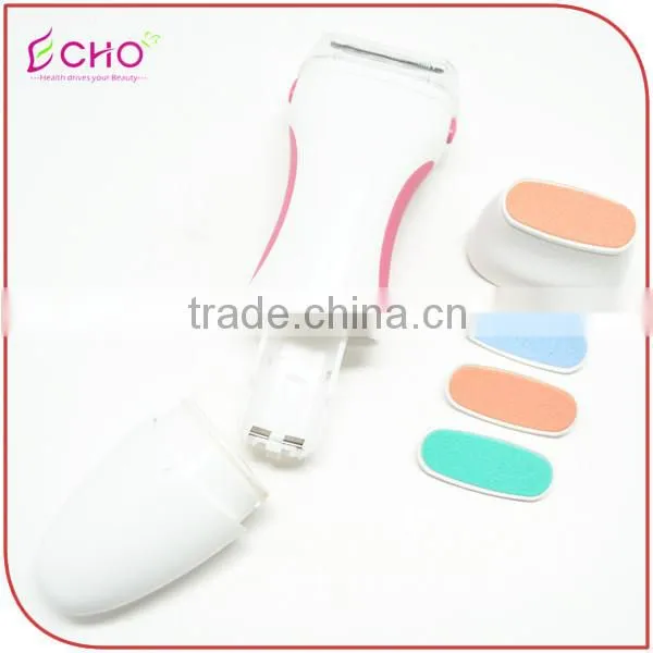 Battery Operated Lady Shaver and Pedicure Callous Remover for Foot Care photo-5