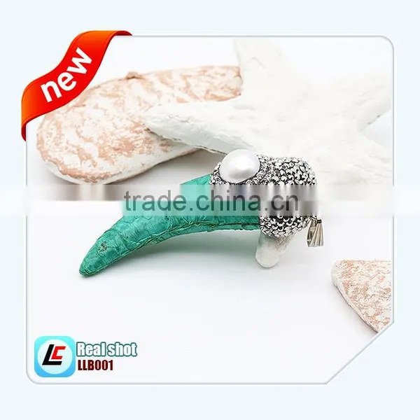 Designer Horn Charm Pendant Handmade Charm Pendant photo-4