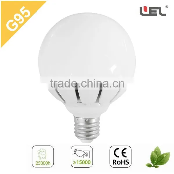 Led Bulb Lamp CE-approved G95 E27 12W Ceramic Bongs Plastic Housing Globe LED Light Bulb Led Light Bulb Speaker photo-2