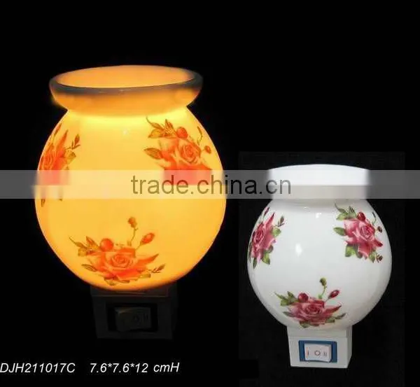 QiHe Plug in Scented Fragrance Oil Tart Warmer Burner Night Light photo-3