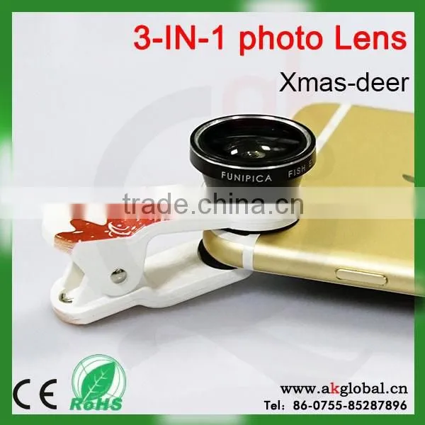 3 in 1 Mobile Lens Smartphone Lens,Zoom Lens for Mobile Phone,Mobile Phone Lens photo-6