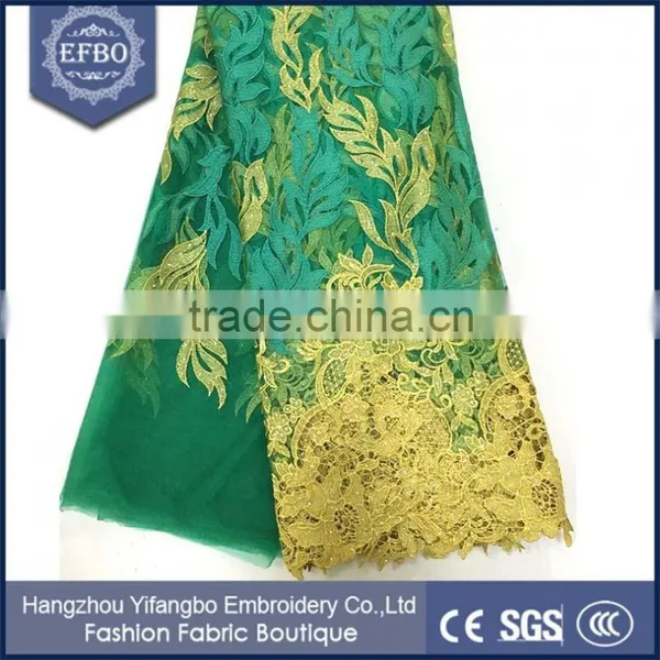 2016 Unique Design Flexible Honeycomb Mesh Lace Fabric For Party Dress photo-4