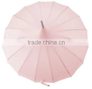 16 Ribs Pagoda Umbrella of Lady Rain Umbrella photo-3