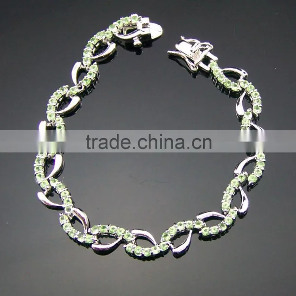 Unisex Cross Crystal Dot Couple Chain String High Polished Stainless Steel Bracelet